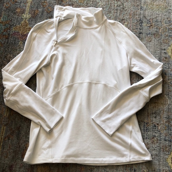 lululemon athletica Tops - Lululemon white running top 12